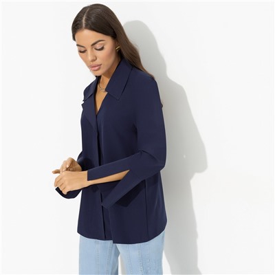 Блуза свободного кроя с воротничком, Амбассадор стиля (new)