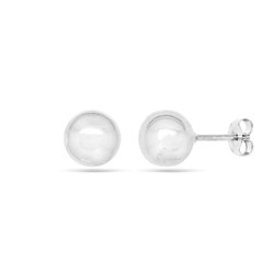 Серьги из серебра без вставки, ТЦС-65