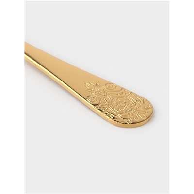 Вилки столовые Доляна «Эмили», длина 20.5 см, 6 шт., нержавеющая сталь, золотистые