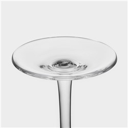 Бокалы для шампанского Magistro «Дарио», 180 мл, 7×27.5 см, стекло, набор 2 шт., прозрачные