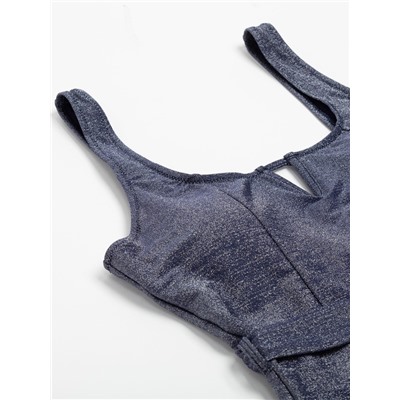 Купальник женский слитный MINAKU, размер 44, синий