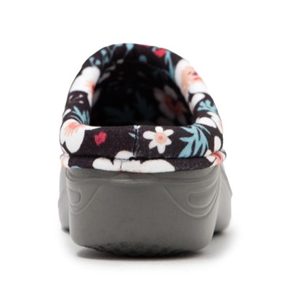 Галоши женские «Цветочки», размер 37-38, серые