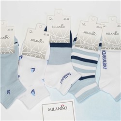 Мужские носки спортивные (Узор 4) MilanKo N-158