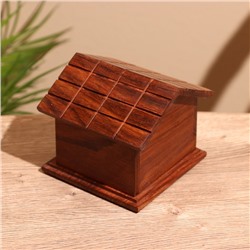 Подставки под горячее, 6 шт, 11×11×10 см, дерево шишам
