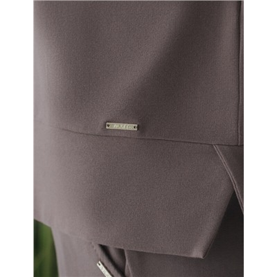 Джемпер с воротом на молнии из петельчатого футера двухнитки с эластаном