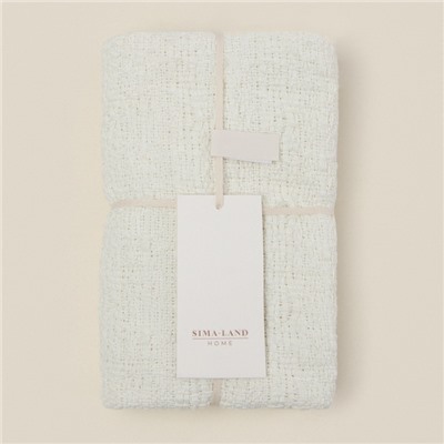 Наволочка декоративная с кисточками SL Home TASSEL, 45×45 см, молочная