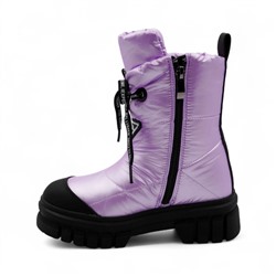 Дутики А5015-17 фиолетовые