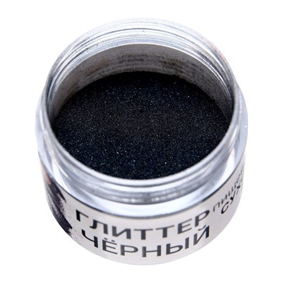 Глиттер пищевой КондиМир «Черный», 5 г