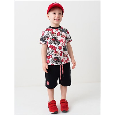 Комплект трикотажный для мальчиков: фуфайка (футболка), шорты