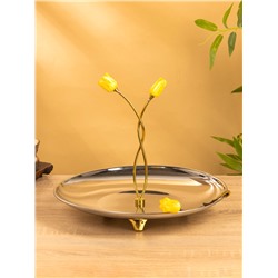 Подставка для закусок, 34×34×28 см, нержавеющая сталь