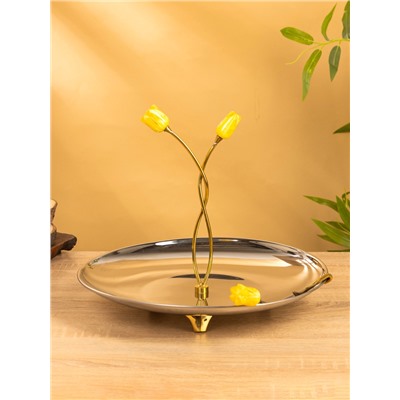 Подставка для закусок, 34×34×28 см, нержавеющая сталь