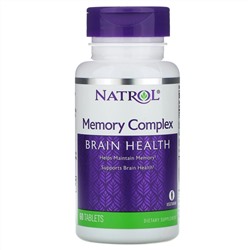 Natrol, комплекс для поддержки памяти, 60 таблеток