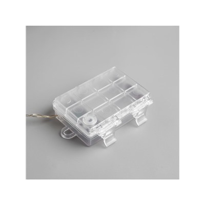 Светодиодная фигура «Олень серебристый» 25×30×10 см, металл, батарейки ААх3 (не в комплекте), свечение тёплое белое