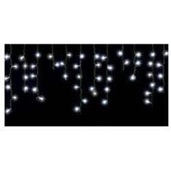 Светодиодная гирлянда Бахрома 50 cм х 3 м, 80 ламп, LED холодный белый, 8 режимов 92816 Феникс-Презент