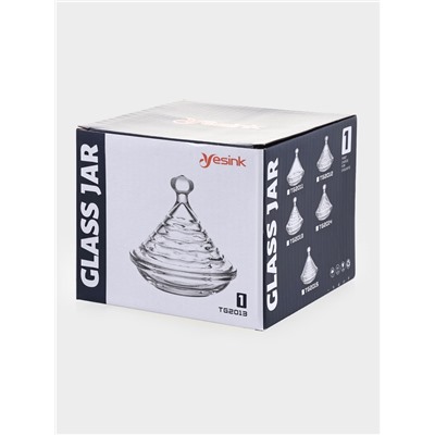 Ёмкость для мёда и варенья Доляна «Купол», 200 мл, 12.5×12 см, стекло