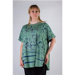 Нарядная футболка, большие размеры, арт.1109