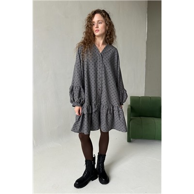 Платье женское  COSY076/03/Серый, черный