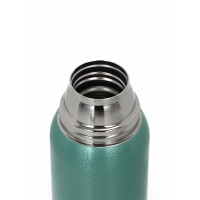 Термос Мастер К, 600 мл, 2 крышки-кружки, нержавеющая сталь, бирюзовый