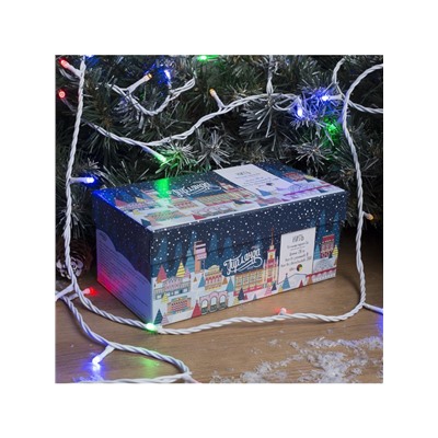 Гирлянда «Нить» 20 м, IP44, белая нить, 200 LED, свечение мульти, 8 режимов, 220 В