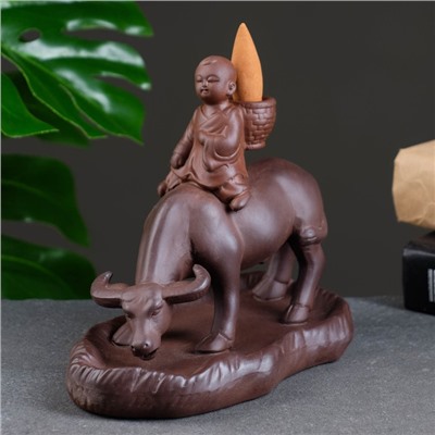 Подставка для благовоний "Крестьянин на буйволе" 16×10×14 см