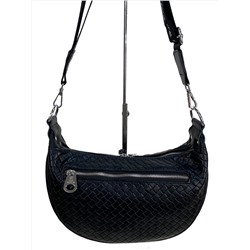 Женская сумка из искусственной кожи, цвет черный