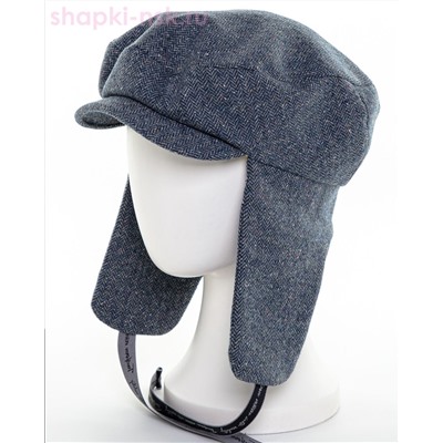 Роберта с ушками твид елка Кепка женская (56-57)