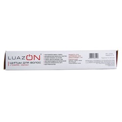 Щипцы-гофре Luazon LW-46, 35 Вт, керамическое покрытие,  20х85 мм, до 160 °C, зелёные