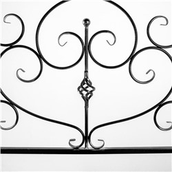 Мангал «Классика», 120×210×40 см, с подставкой под казан, с крышей-навесом