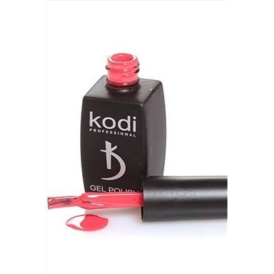 Kodi Гель-лак Светлый красно-коралловый, без перламутра и блесток, плотный, 8 мл KRISTALLER, 1130477