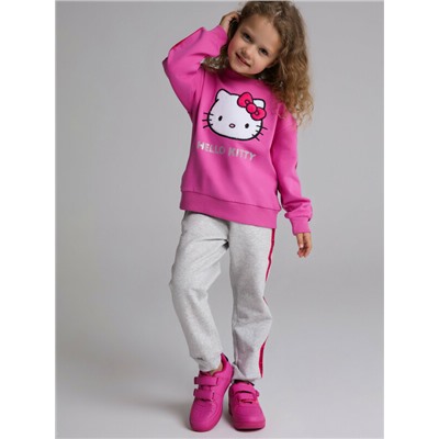 Комплект трикотажный для девочек: толстовка, брюки