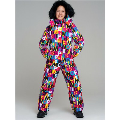 Комбинезон текстильный с полиуретановым покрытием для девочек