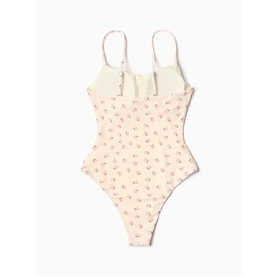 Купальник женский слитный MIST «Персики», размер S