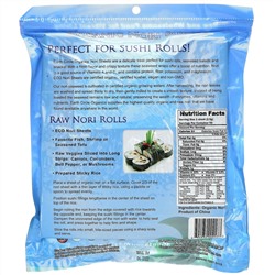 Earth Circle Organics, Органические нори для суши, 50 листов, 125 г (4,4 унции)