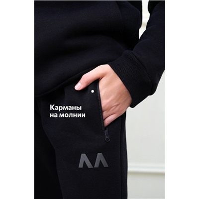 Теплый детский костюм из футера трехнитки с начесом Happyfox