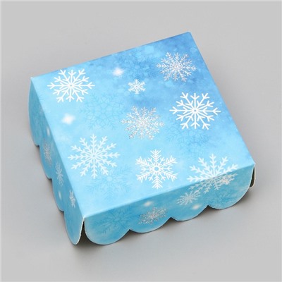 Коробка для печенья, «С Новым годом!», 7×7×3 см