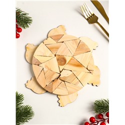 Подставка под горячее «Лошадка», 20 см, можжевельник