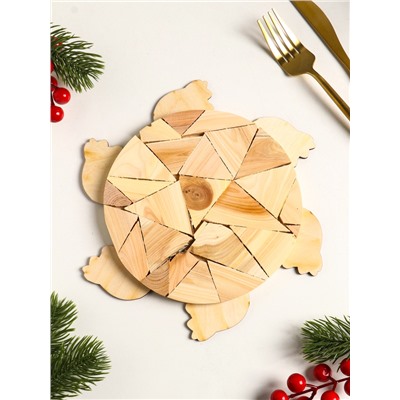 Подставка под горячее «Лошадка», 20 см, можжевельник