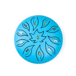 Глюкофон, цветок синий, 11 лепестков, 18×18×11 см