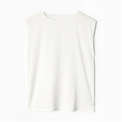 Майка женский MINAKU: Casual Collection, размер 42, белая