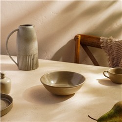 Салатник SL Home «Песчаный бриз», 1 л, фарфор, бежевый