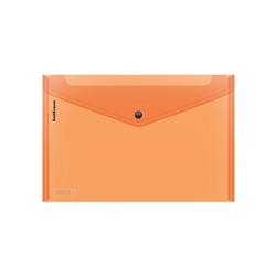 Папка с кнопкой  А4 180мкм 50300 Glossy Neon полупрозрачная ассорти ErichKrause