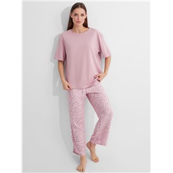 КОМПЛЕКТ ЖЕНСКИЙ (ФУТБОЛКА, БРИДЖИ) 592541