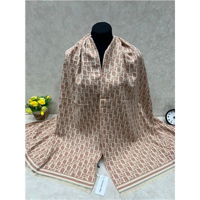 Тёплый палантин из кашемира, мультицвет