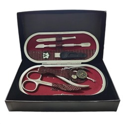 Zinger Маникюрный набор + подарок / MSFE-701-1 SM, 5 предметов 2746