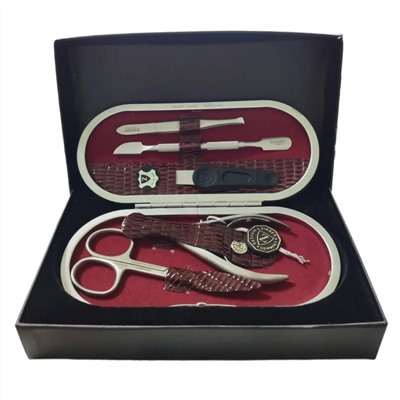 Zinger Маникюрный набор + подарок / MSFE-701-1 SM, 5 предметов 2746