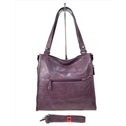 Женская сумка  из искусственной кожи, цвет фиолетовый
