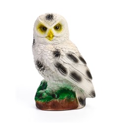 Садовая фигура из гипса «Сова полярная», 24×15×15 см