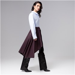 Юбка-килт с необработанными краями, Игра теней