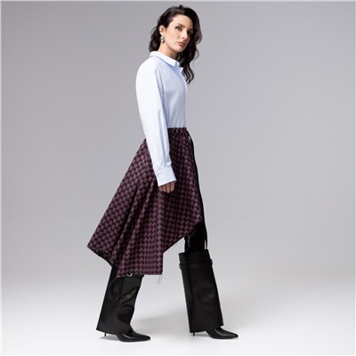 Юбка-килт с необработанными краями, Игра теней