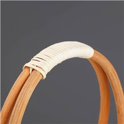 Набор корзин плетёных, 3 шт., 27×27×9/30 см, 23×23×8/25 см, 20×20×7/20 см, ротанг